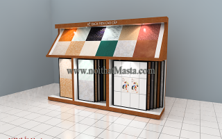 Mẫu kệ trưng bày gạch