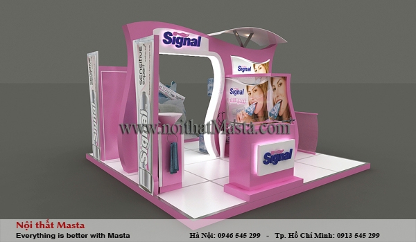 Mẫu Booth dành cho quảng cáo sản phẩm 3