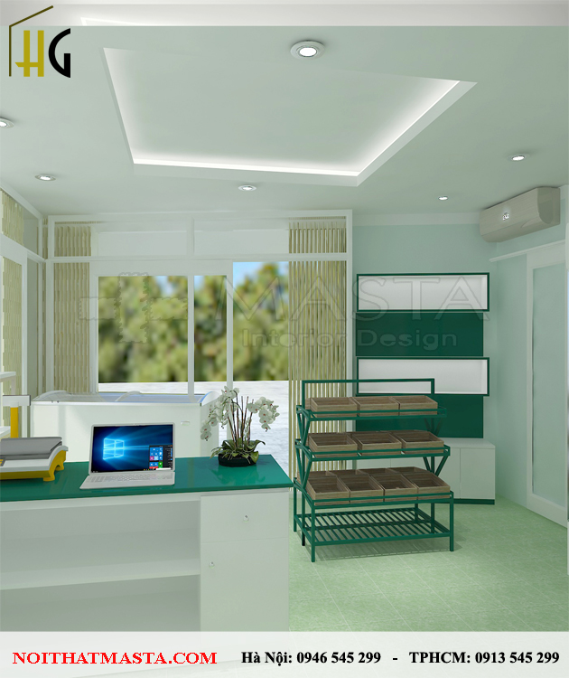 Thiết kế cửa hàng hải sản Anh Duẩn Tân Bình