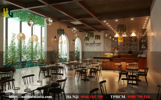 Mẫu thiết kế quán cafe sang trọng hút khách nhất Miền Nam