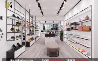 Những lưu ý để sở hữu một thiết kế shop giày dép nhỏ đẹp