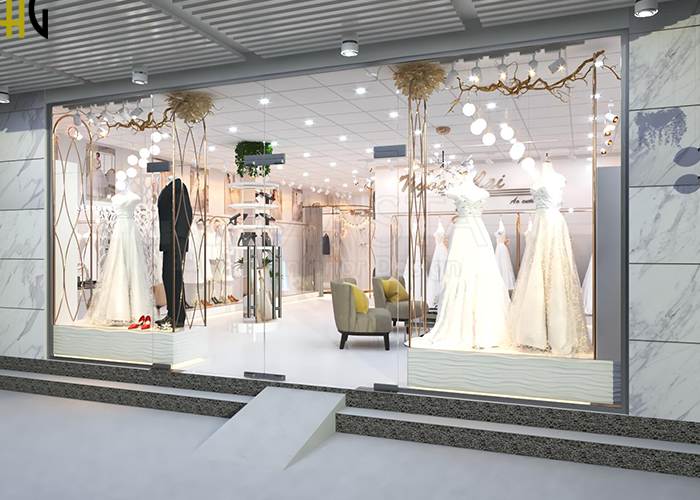 Thiết kế showroom Studio áo cưới Ngọc Mai