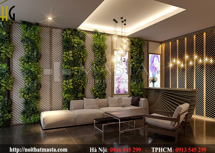 THIẾT KẾ NỘI THẤT SPA CHỊ HẰNG - HCM