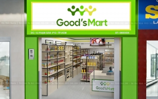 Thiết kế siêu thị GOODS MART 43m2 tại Quận 5, TP.HCM