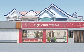 Dự án thiết kế nội thất nhà ở kết hợp kinh doanh tiệm vàng Tín Đạt