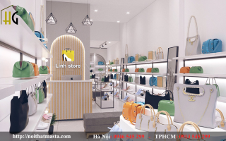 Thiết kế cửa hàng giày dép túi xách - Quỳnh Côi - Thái Bình