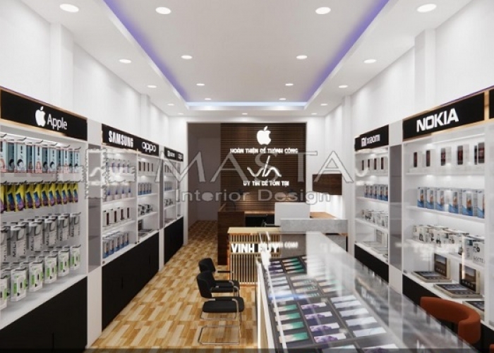 Thiết kế shop điện thoại anh Huy- Bình Tân