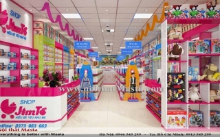 Cách thiết kế shop quần áo trẻ em khoa học
