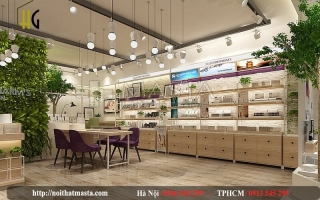 Các yếu tố ảnh hưởng đến chi phí thiết kế shop mỹ phẩm