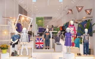 Tiêu chí để đánh giá thiết kế shop quần áo trẻ em