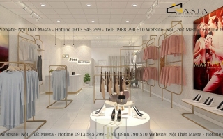 Lưu ý khi thiết kế, decor shop quần áo nhỏ thu hút khách hàng