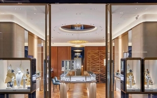 Thiết Kế Mặt Tiền Showroom Ngọc Trai Hiện Đại, Chuẩn Phong Thủy