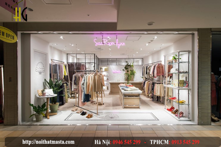 Thiết kế shop thời trang đẹp 
