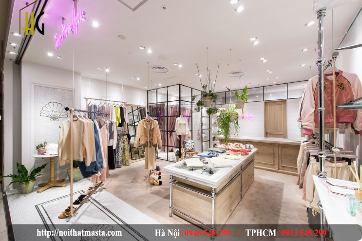 Thiết kế shop thời trang đẹp 