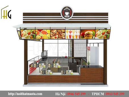 THIẾT KẾ CỬA HÀNG THỰC PHẨM - ANH KHOA - KIOSK