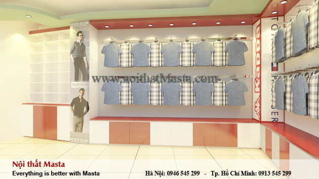 Thiết kế nội thất cửa hàng anh Hải - Nghệ An5
