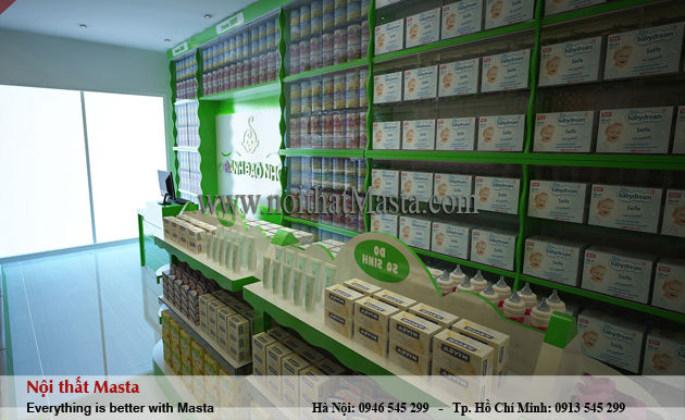 Thiết kế nội thất cửa hàng mẹ và bé - Anh Thanh - Cần Thơ4