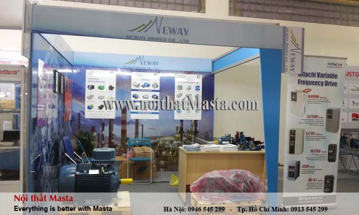 Thiết kế gian hàng triển lãm - công ty Neway12