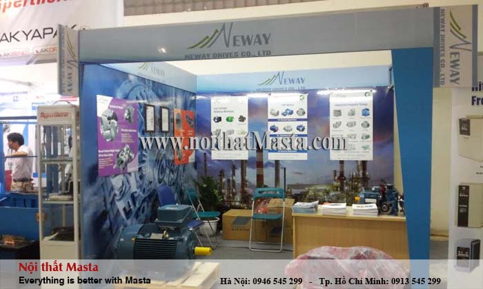 Thiết kế gian hàng triển lãm - công ty Neway11