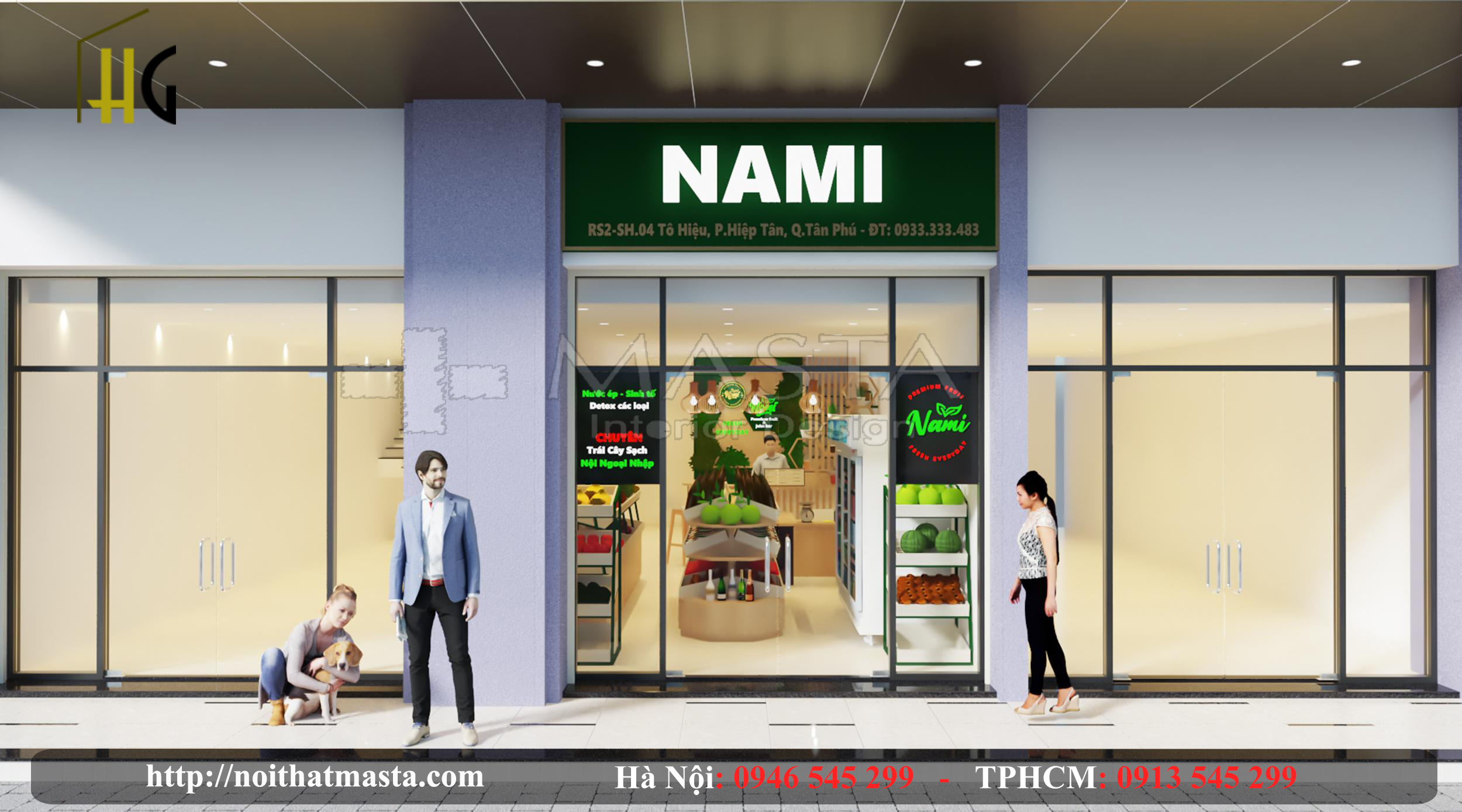 thiet ke shop hoa qua sach nami 1