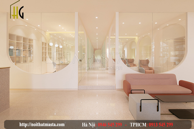 Thiết Kế Nội Thất Spa - Chị Cẩm Vy - Long An