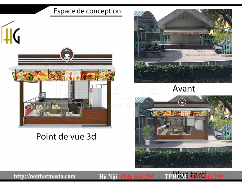 THIẾT KẾ CỬA HÀNG THỰC PHẨM - ANH KHOA - KIOSK