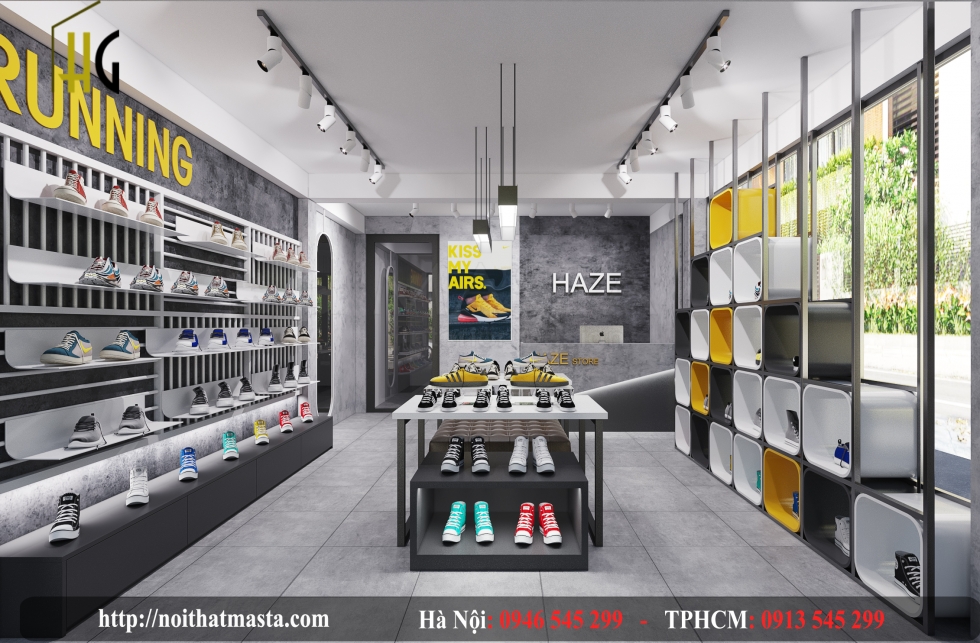 Thiết kế shop giày - Hanze