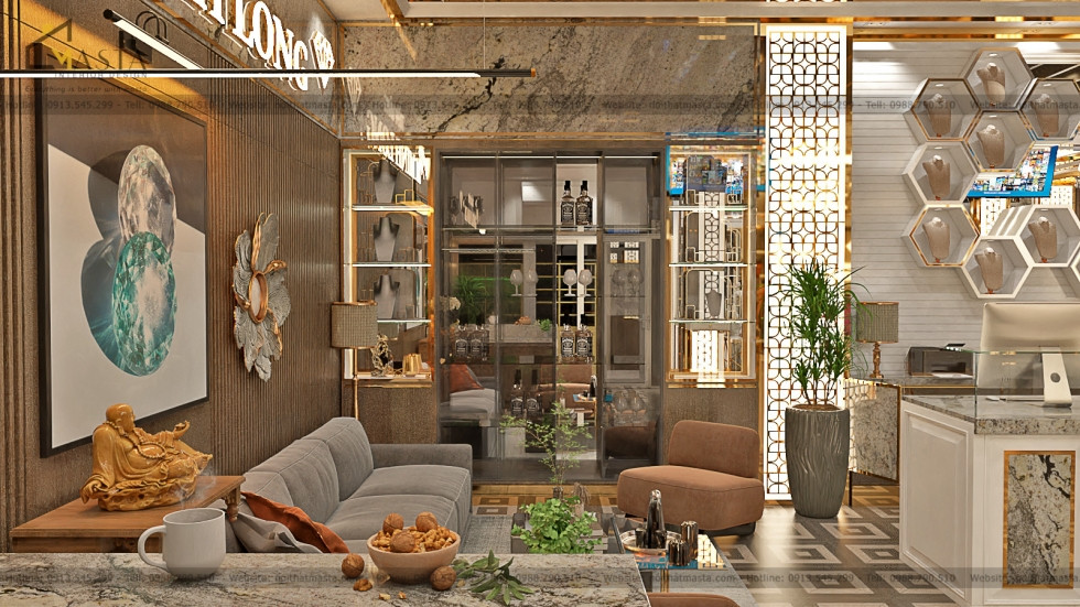 Phong cách Thiết kế shop nữ trang hiện đại