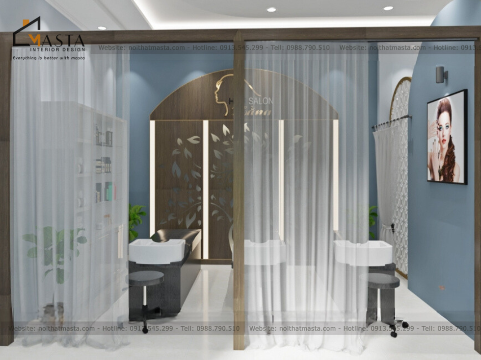 Thiết kế nội thất Hair salon Tóc - Hằng