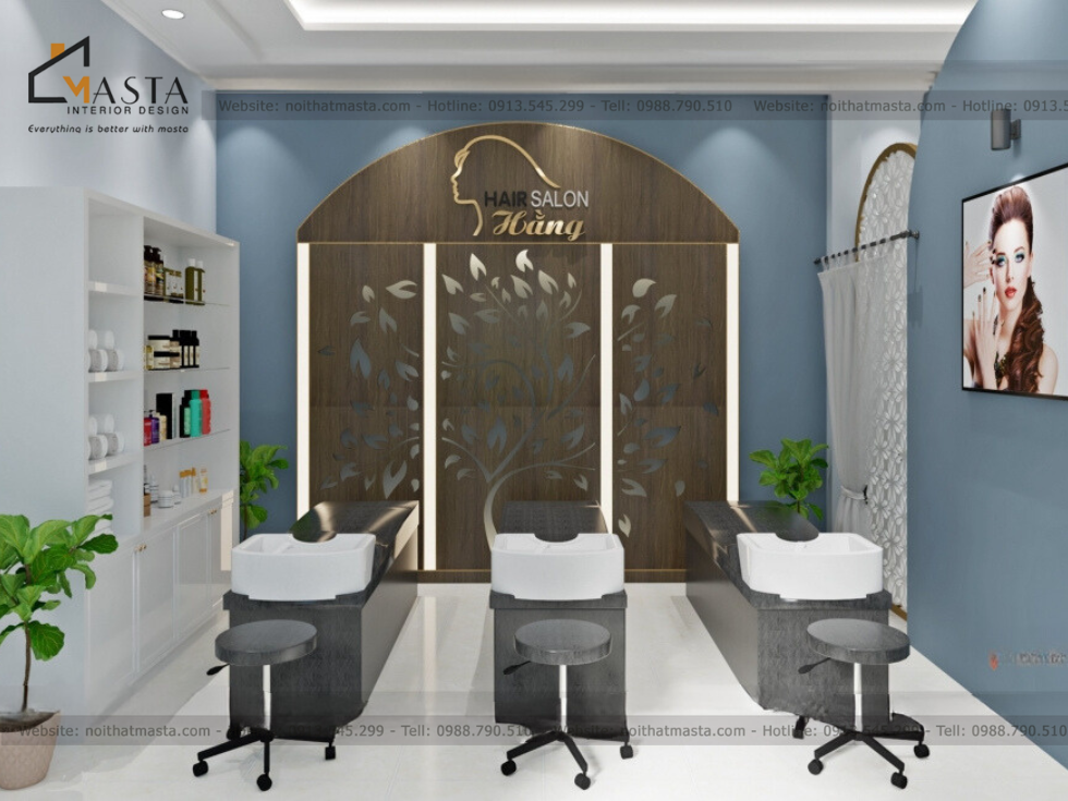 Thiết kế nội thất Hair salon Tóc - Hằng