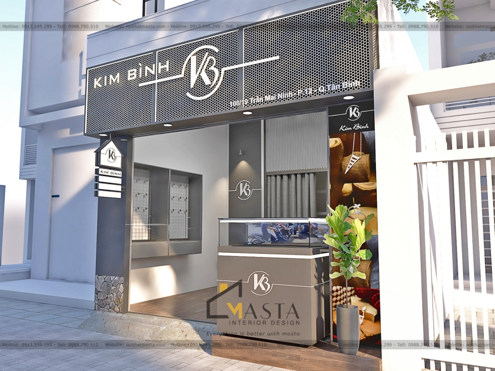 Thiết Kế Shop Trang Sức Bạc - Chị Linh - Tân Bình
