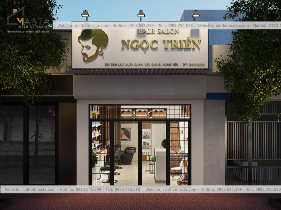 Thiết kế hair Salon - Ngọc Tiến