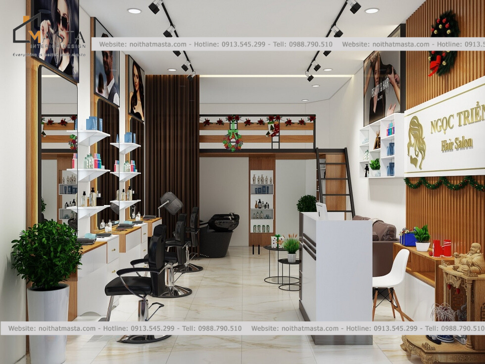 Thiết kế hair Salon - Ngọc Tiến