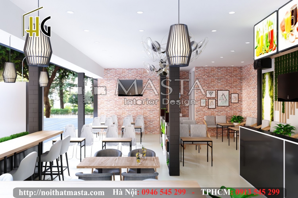 Thiết Kế Quán Café Sally - Anh Lộc - Gò Vấp