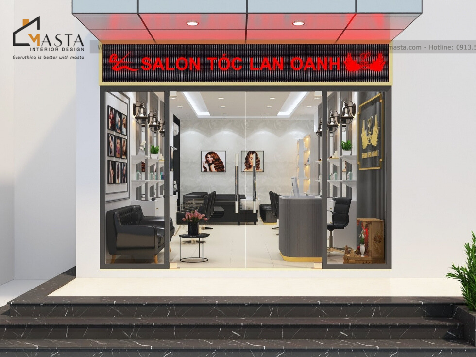 Thiết Kế Nội Thất Hair Salon Tóc - Lan Oanh