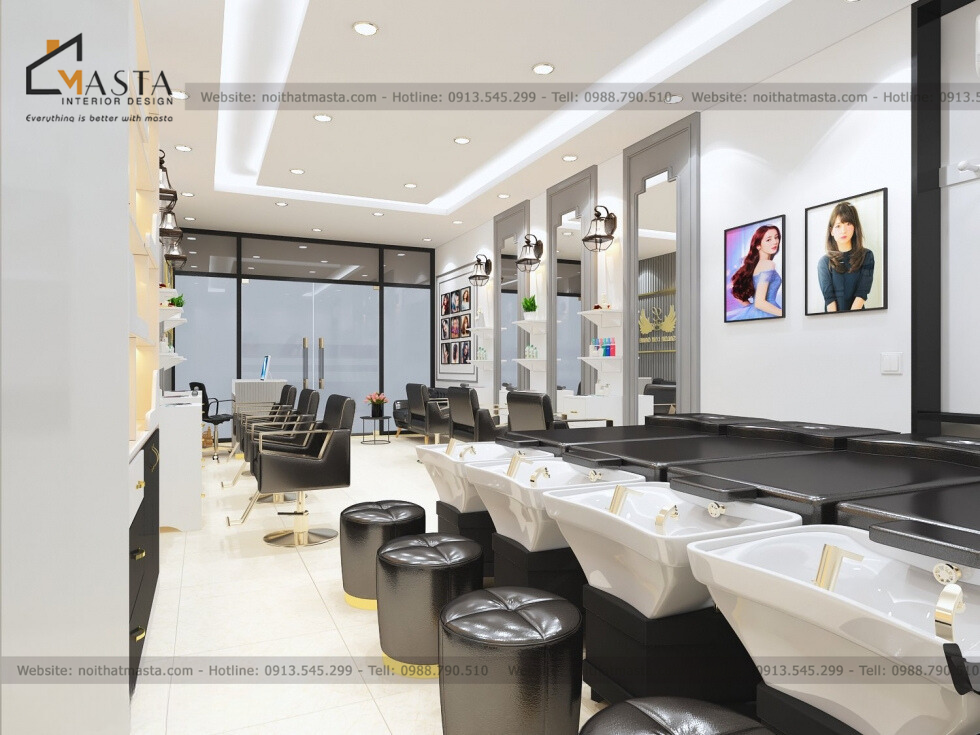 Thiết Kế Nội Thất Hair Salon Tóc - Lan Oanh