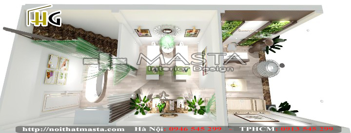 Bản thiết kế Spa Chị Hân Bình Dương