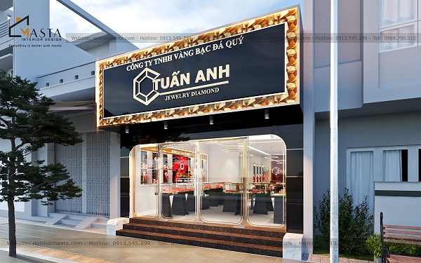 Những cặp màu sắc phổ biến trong bảng hiệu tiệm vàng