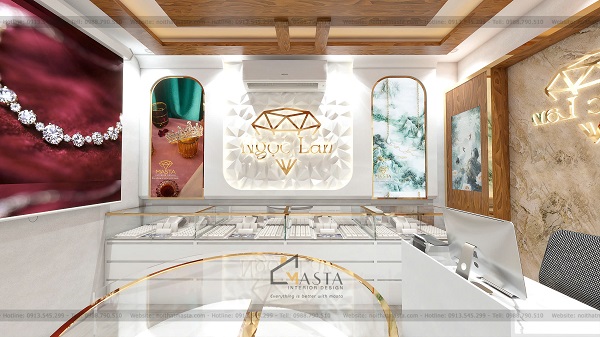 Nét đặc trưng của ánh sáng trắng trong showroom trang sức