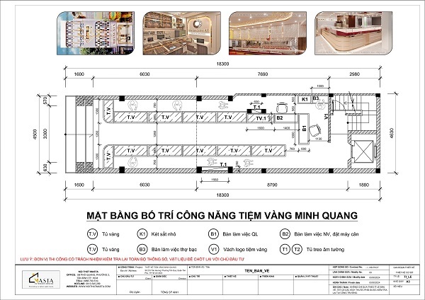 Tiêu chuẩn ánh sáng đối với tiệm vàng
