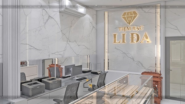 Các loại đèn phù hợp cho cửa hàng trang sức đối với khu vực trưng bày