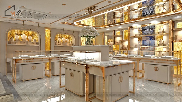 Lưu ý màu sắc tủ vàng để không gây chói mắt người nhìn