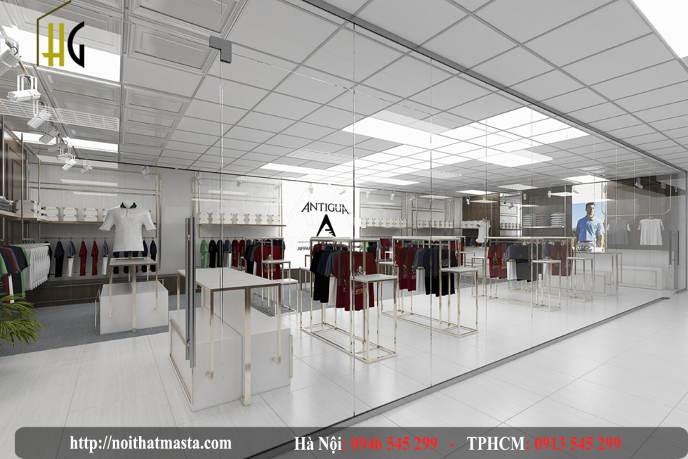 thiết kế shop thời trang đẹp