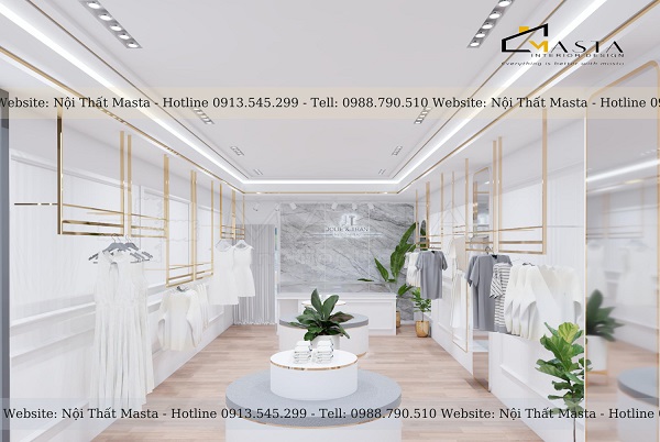 Màu trắng giúp tạo cảm giác cao ráo, rộng rãi hơn so với thực tế