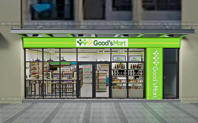 Mặt tiền siêu thị mini Good’s Mart