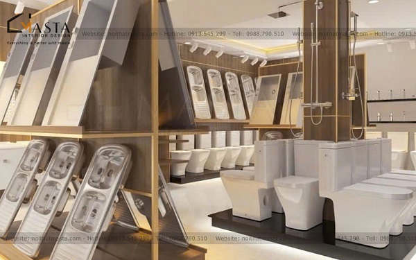 Thúc đẩy doanh thu là một trong những lợi ích của việc đầu tư vào thiết kế showroom thiết bị vệ sinh