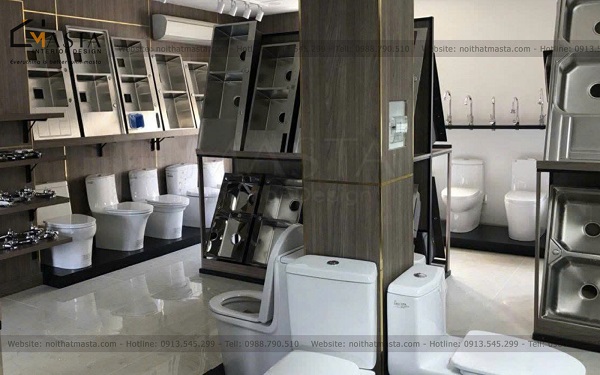 Sắp xếp nội thất showroom khoa học, giúp không gian rộng rãi hơn