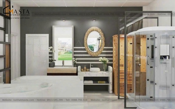 Chọn vật liệu cao cấp giúp showroom thiết bị vệ sinh sang trọng