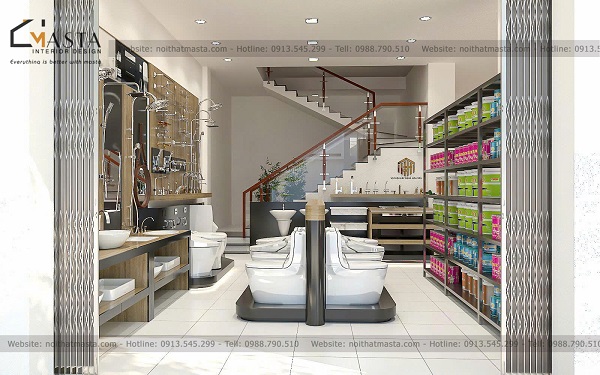 Chú trọng showroom thiết bị vệ sinh để thu hút khách hàng tiềm năng