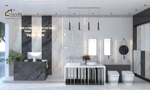 Xây dựng showroom thiết bị vệ sinh để khách hàng dễ dàng trải nghiệm sản phẩm
